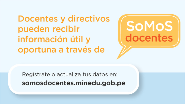 Actualización de Datos “Somos Docentes”