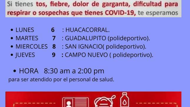 Se llevará acabo esta segunda campaña, en los distintos lugares de nuestro distrito, gracias  a la gestión que viene desarrollando nuestro Alcalde Lic. Roberto Oliva Paredes.