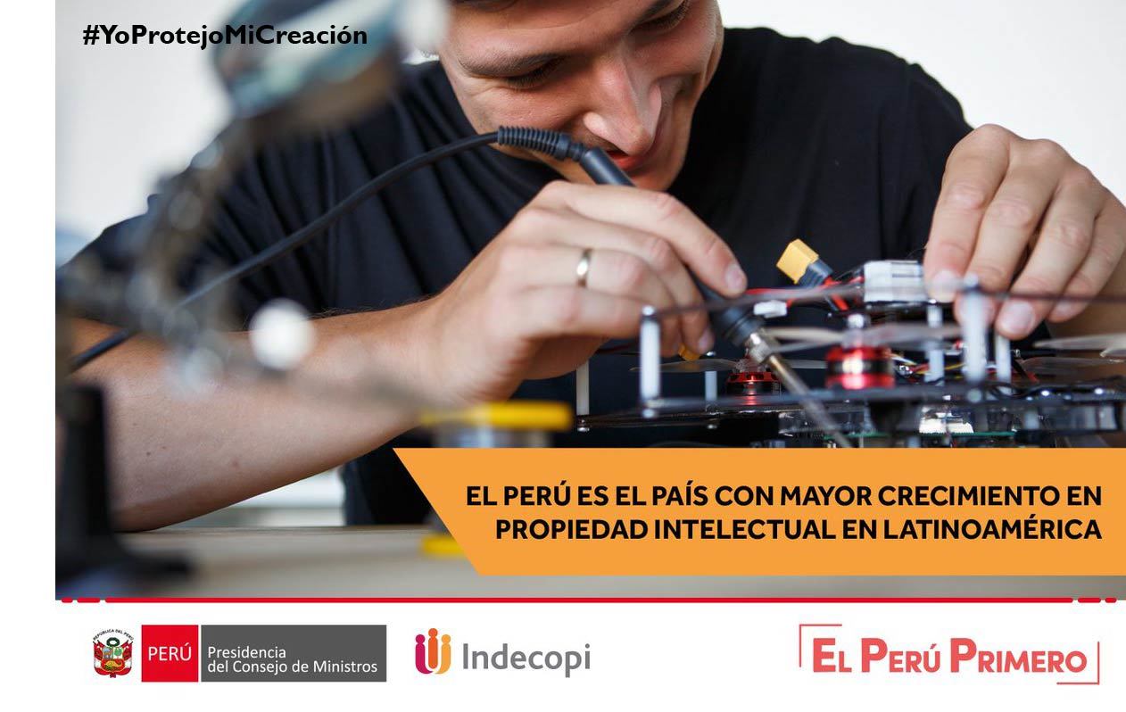 El Perú es el país con mayor crecimiento en propiedad intelectual en Latinoamérica