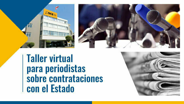 Tercera sesión del Taller virtual para periodistas sobre contrataciones con el Estado