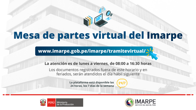 Mesa de Partes Virtual del IMARPE