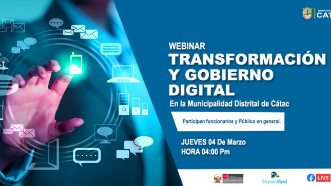 Transformación de Gobierno Digital en la Municipalidad Distrital de Cátac 2021