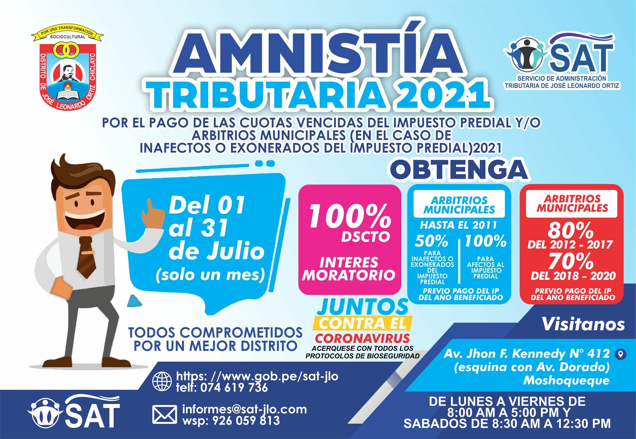 Amnistía Tributaria por Fiestas Patrias