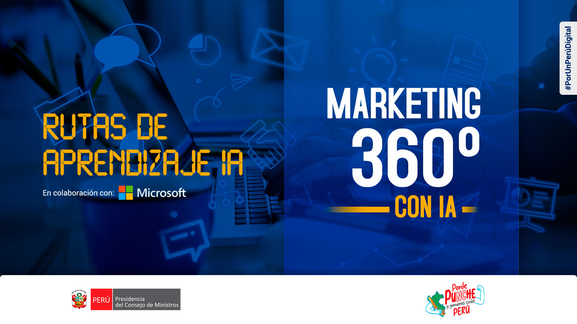 Cursos gratuito de Marketing Digital 360 con IA. Certificado por Microsoft