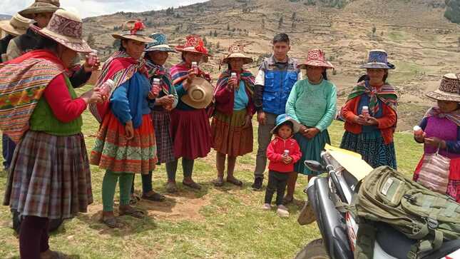 Desde La Instancia De Articulación Local Entregan Complemento Vitamínico A Niños Del Distrito De Chamaca