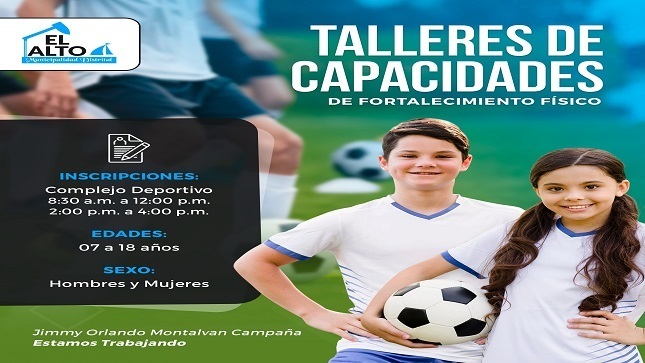 Talleres de fortalecimiento de capacidades físicas