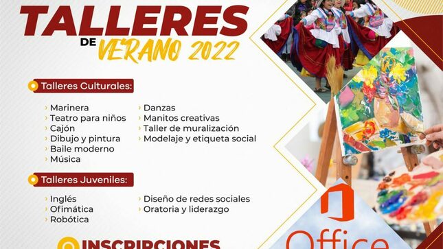 El programa está dirigido a niños, adolescentes y jóvenes desde los 3 años