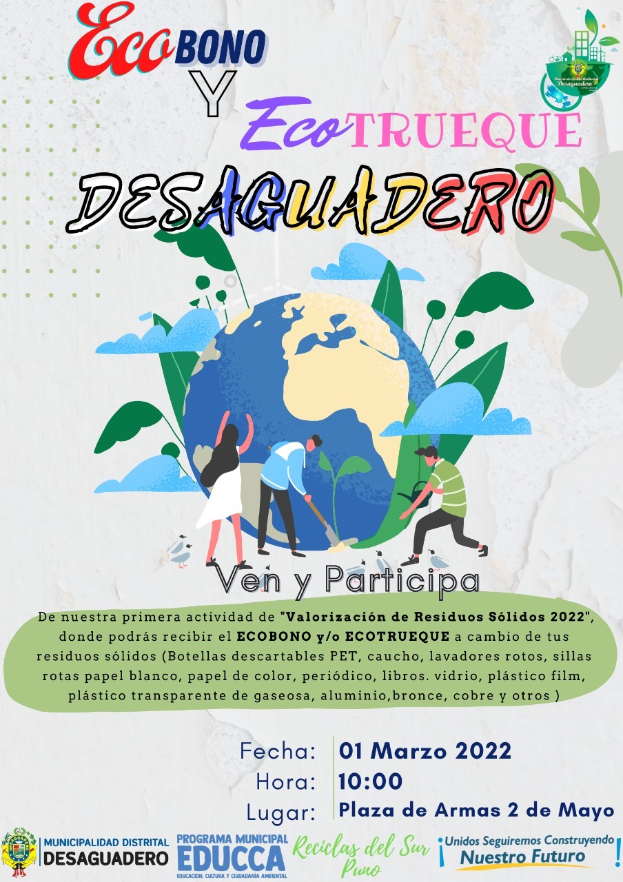 Actividad de ECOBONO Y ECOTRUEQUE 2022