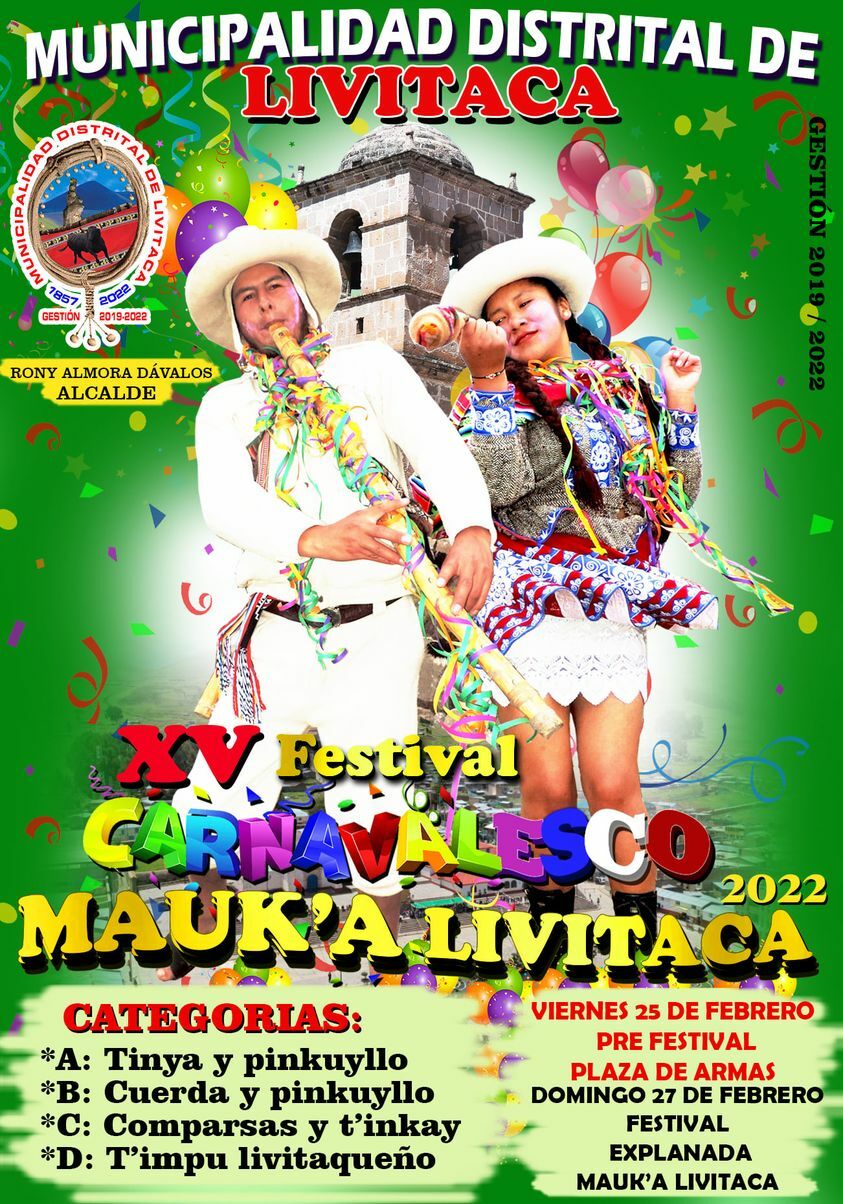 XV FESTIVAL MAUK´A LIVITACA 2022.