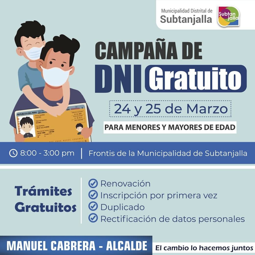 Campaña de DNI gratuito
