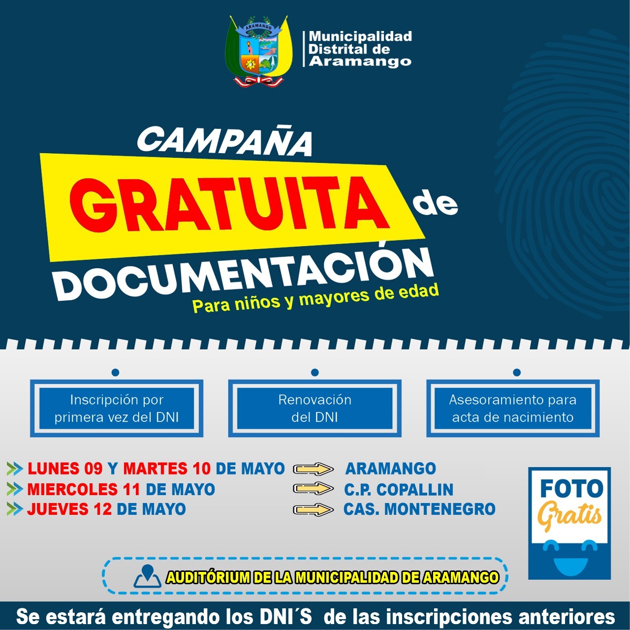 Campaña Gratuita de Documentación