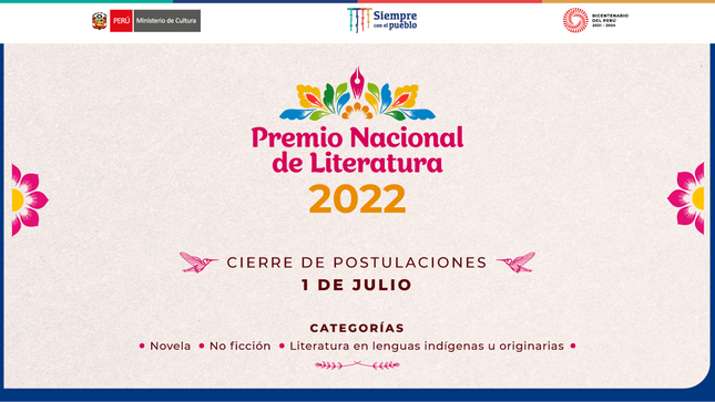 Premio Nacional de Literatura 2022