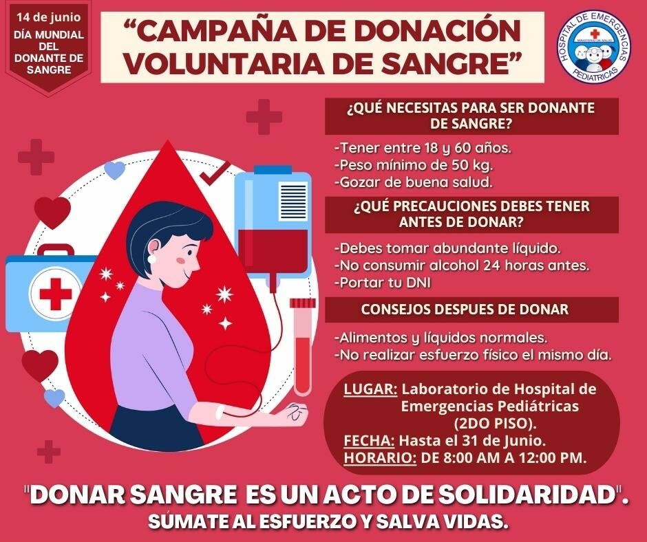 dona sangre, regala vida