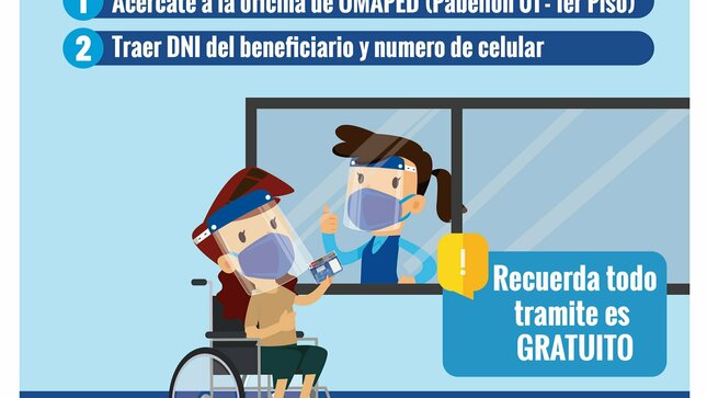 Campaña de certificado de discapacidad realizada por la oficina de OMAPED de la Municipalidad Provincial de Huarmey