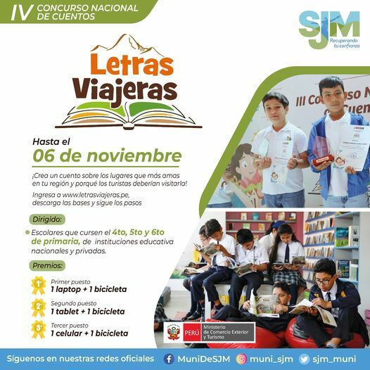 IV Concurso Nacional de Cuentos "LETRAS VIAJERAS"