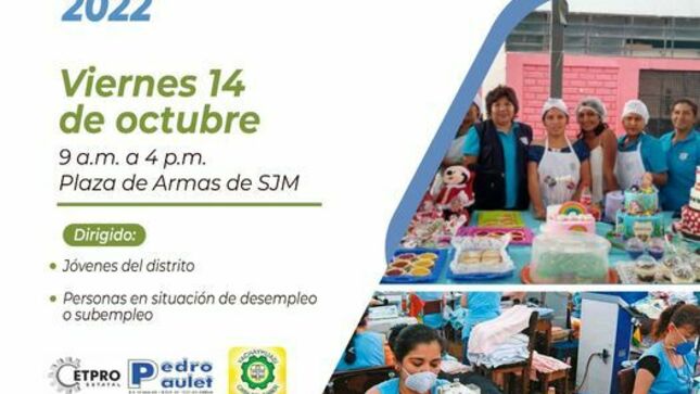 Expoferia de los CETPRO SANJUANINOS 2022