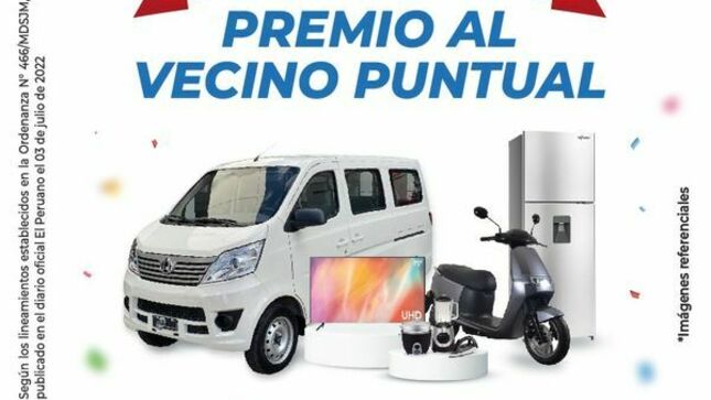 2do Gran Sorteo al Vecino Puntual
