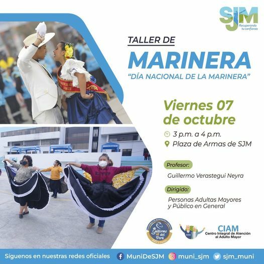 Acompáñanos en nuestro taller "Día de la Marinera"
