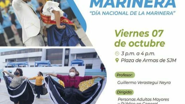Acompáñanos en nuestro taller "Día de la Marinera"