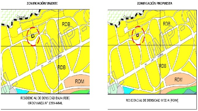 Cambio de Zonificación de RDMB a RDM