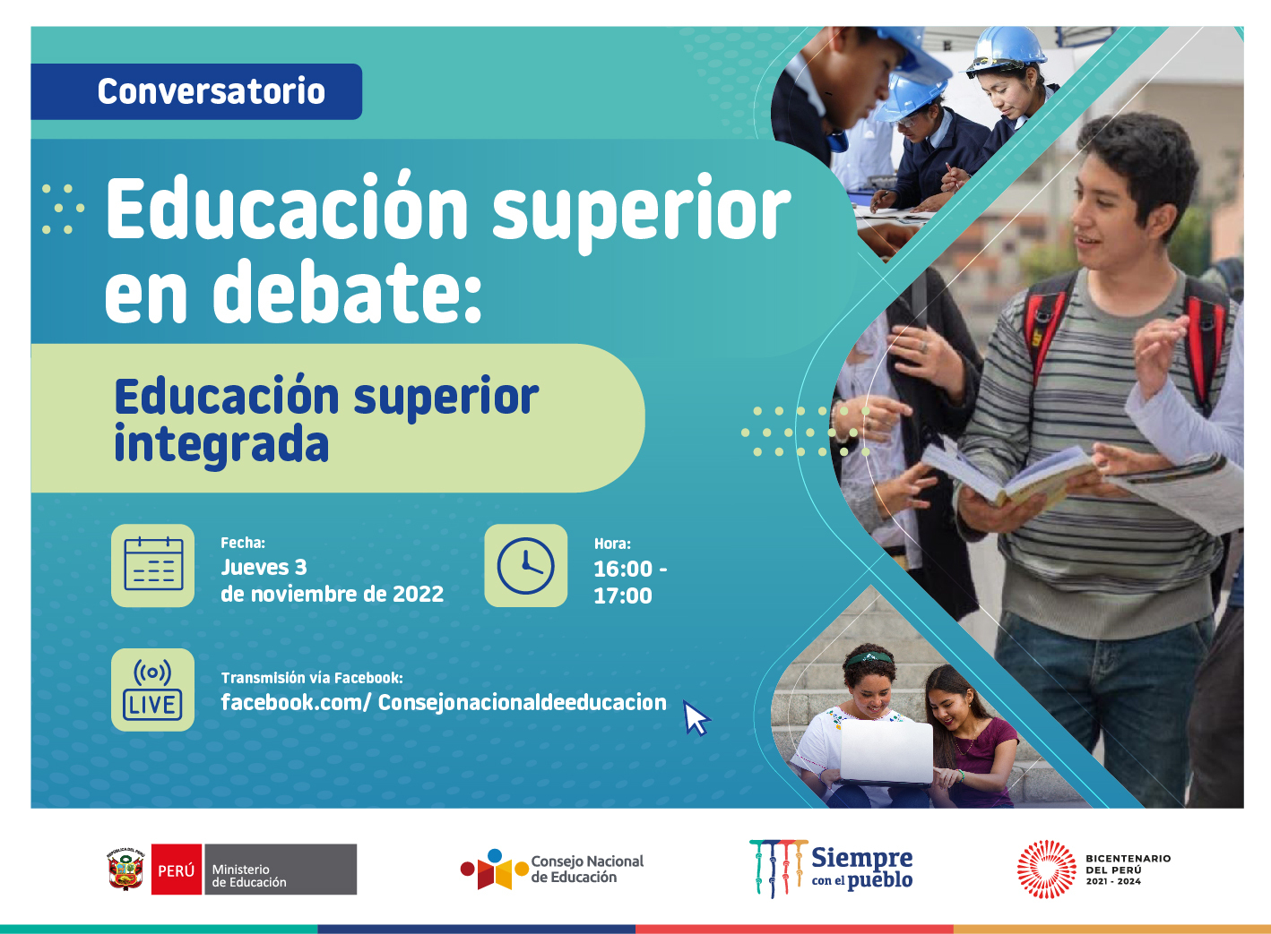 Tercer conversatorio del CNE Educación Superior en debate