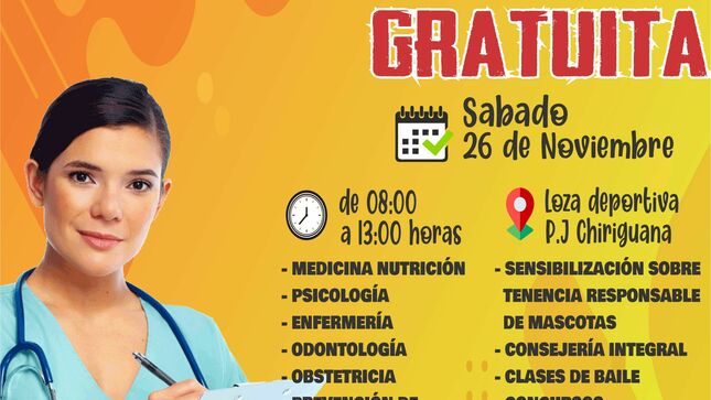 Campaña de atención medica integral juvenil