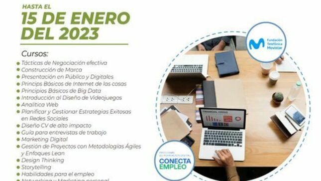 ¡Cursos gratuitos de formación digital!