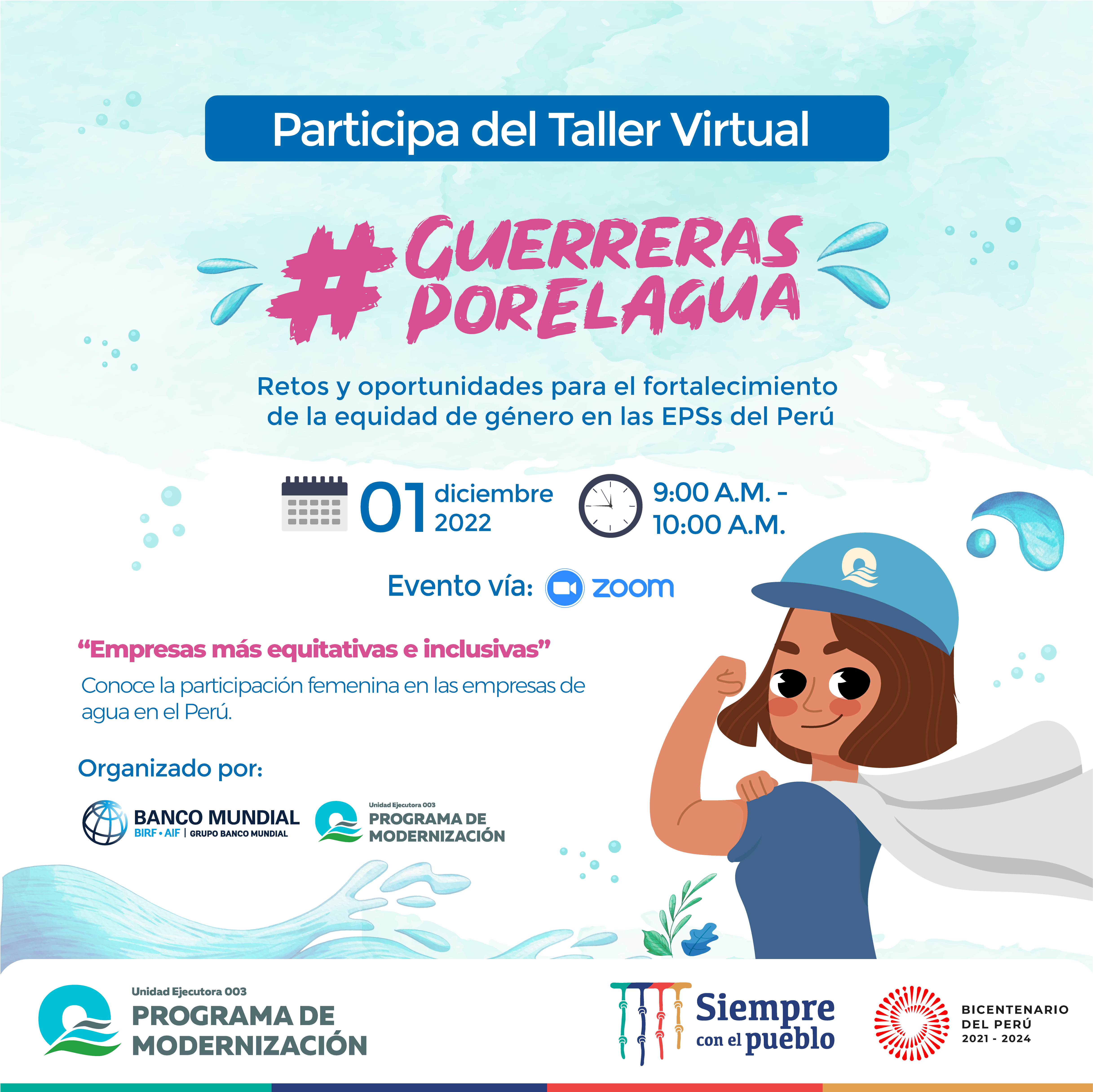 Taller Virtual "Guerreras por el Agua"