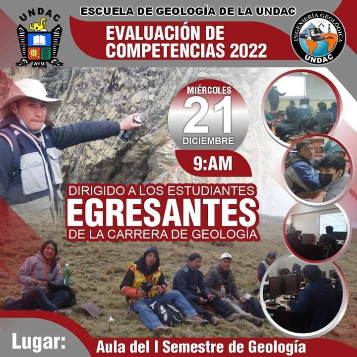Carrera de Geología.