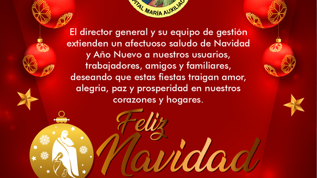 Saludo institucional: Feliz Navidad