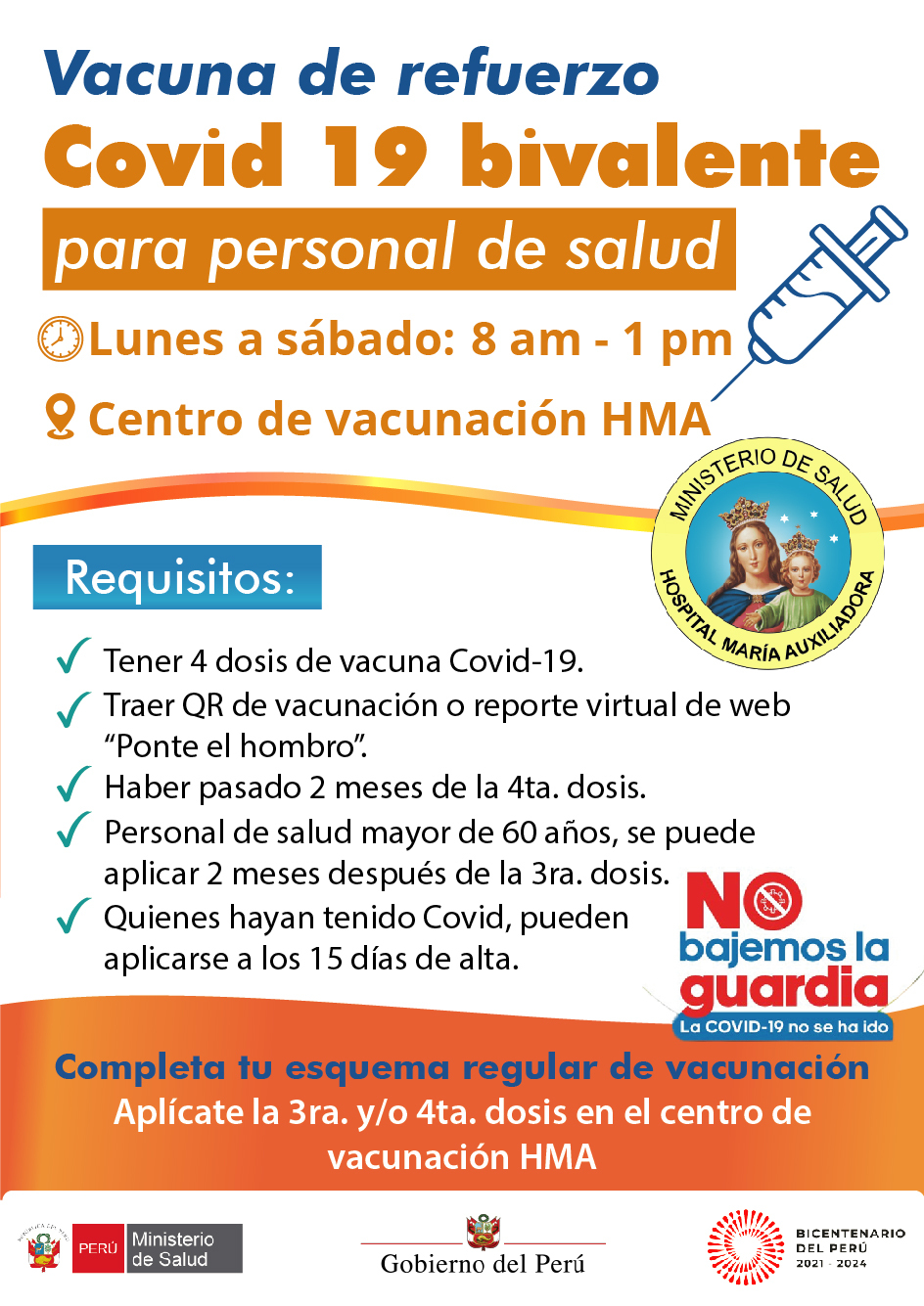 📌Atención personal de salud👨‍⚕👩‍⚕🏥