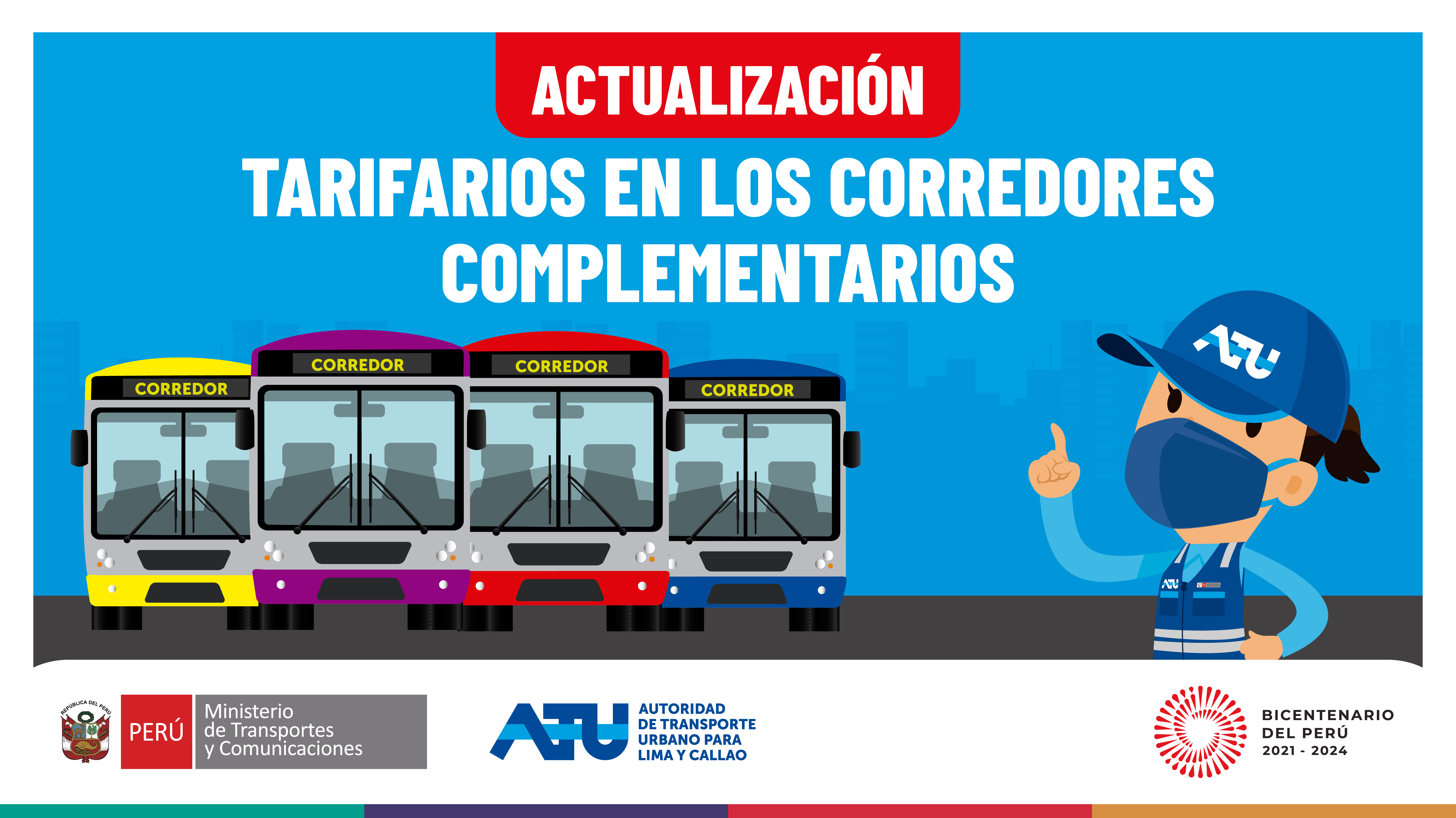 Nuevas tarifas en corredores complementarios