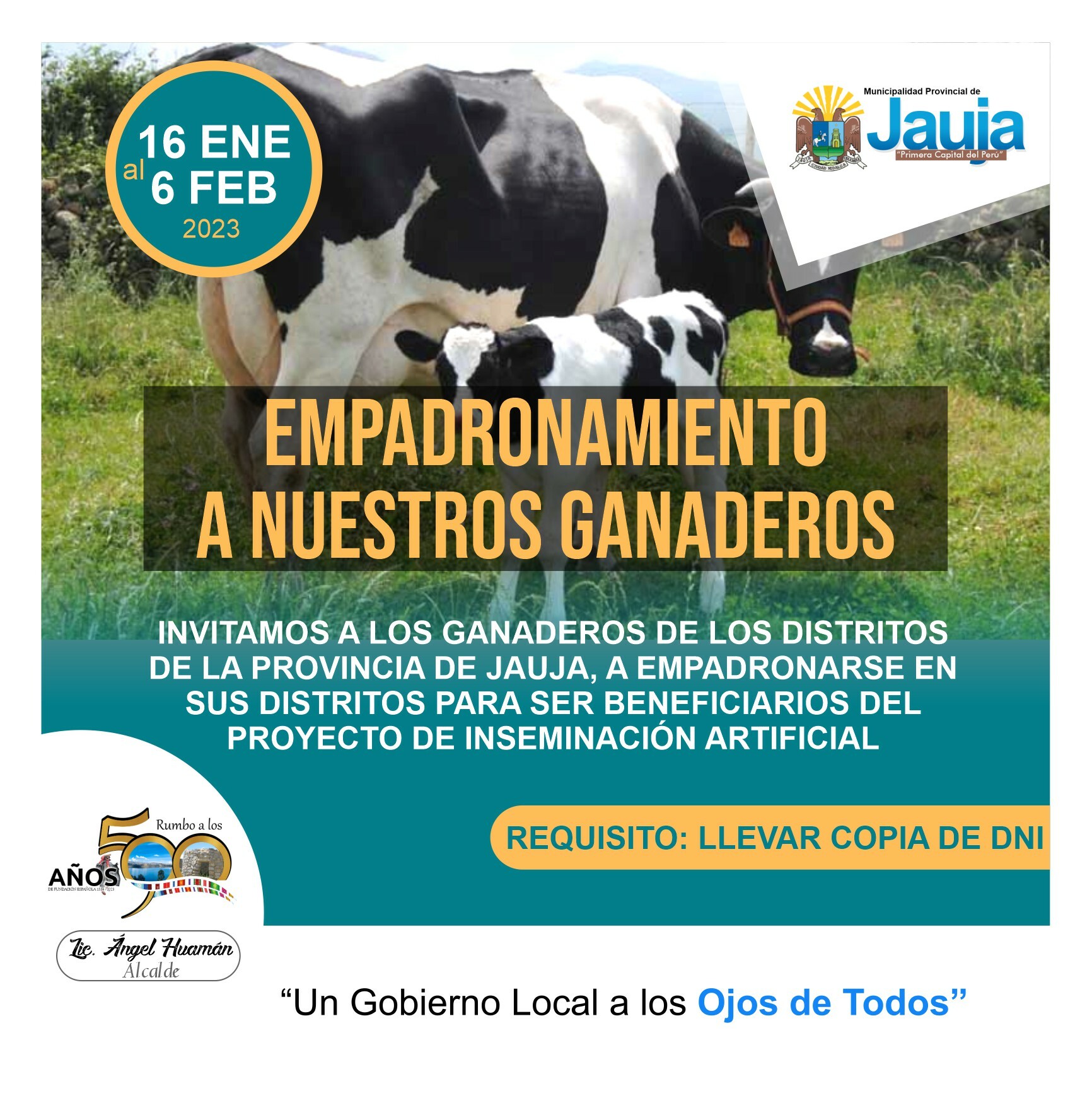 Empadronamiento a Nuestros Ganaderos