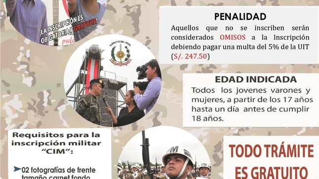 Inscripción Militar