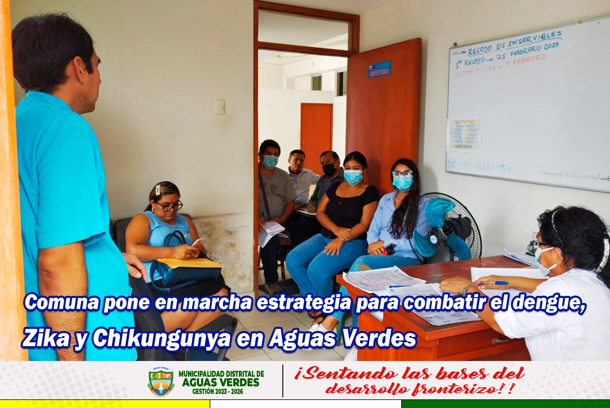 🟢⚪🔴 Comuna pone en marcha estrategia para combatir el dengue, Zika y Chicingunya en Aguas Verdes