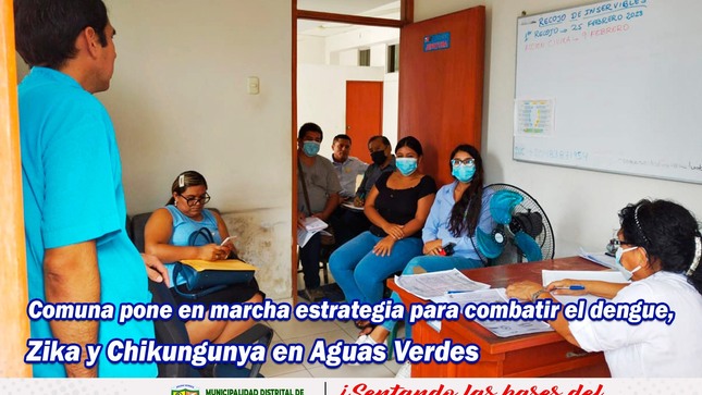 🟢⚪🔴 Comuna pone en marcha estrategia para combatir el dengue, Zika y Chicingunya en Aguas Verdes
