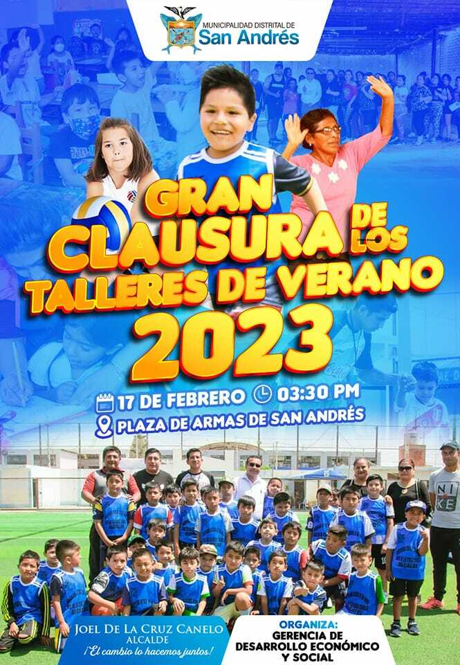 Gran Clausura De Los Talleres De Verano 2023 En La Municipalidad De San Andrés