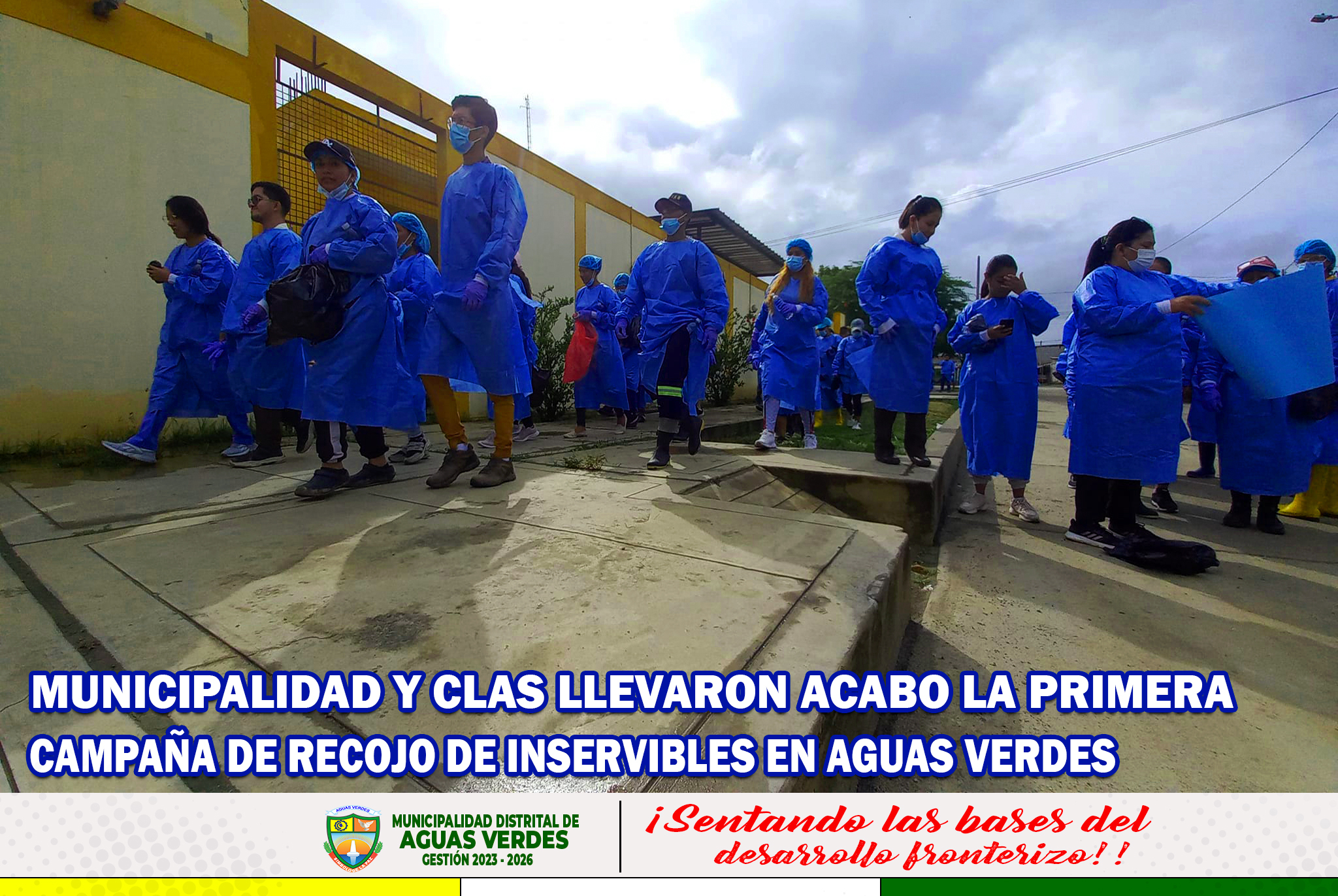 Municipalidad y Clas llevaron  acabo la primera campaña de recojo de inservibles