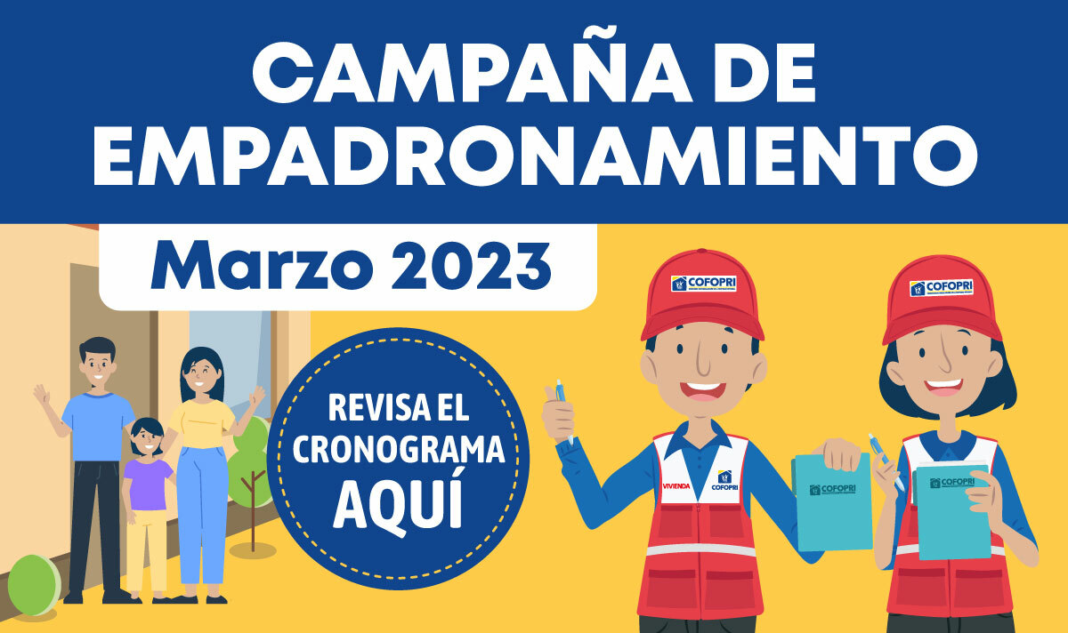 Campaña de empadronamiento de marzo 2023