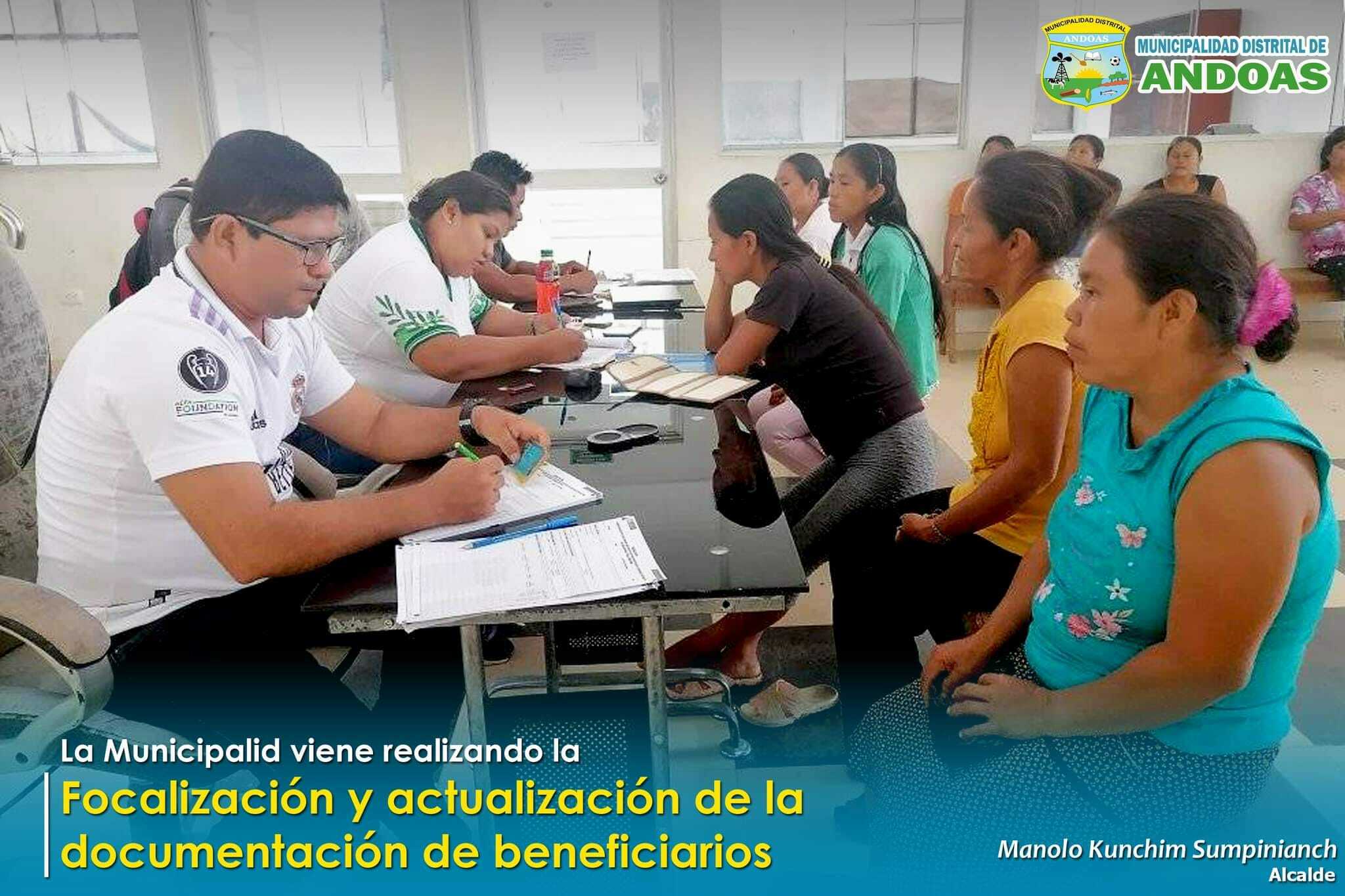 Funcionarios Focalizando a los Ciudadanos de la MDA
