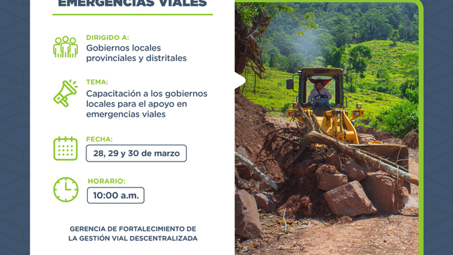 Asistencias técnicas virtuales: Atención de emergencias viales