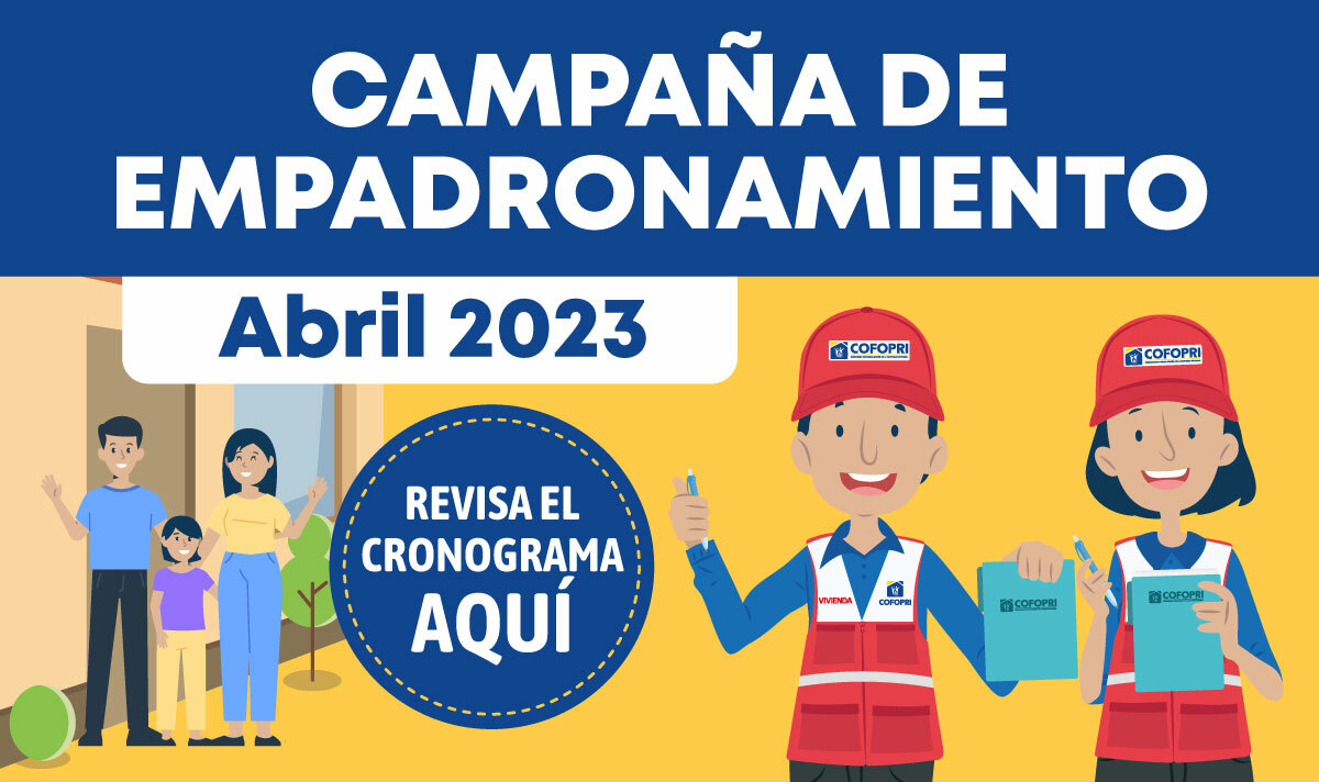 Campaña de empadronamiento de abril 2023