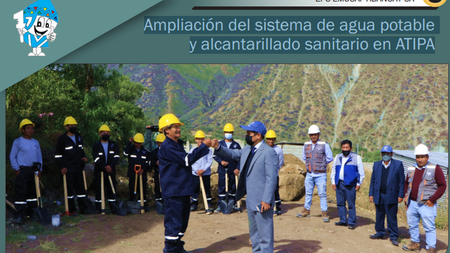 Se realizo la construcción de la Red Secundaria y Colector Secundario en el Sistema de Agua Potable y Alcantarillado Sanitario de la Asociación 
ATIPA del Centro Poblado de Illanaya.