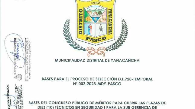 Resolucion De Gerencia Municipal N° 0132 - 2023 - MDY/GM
