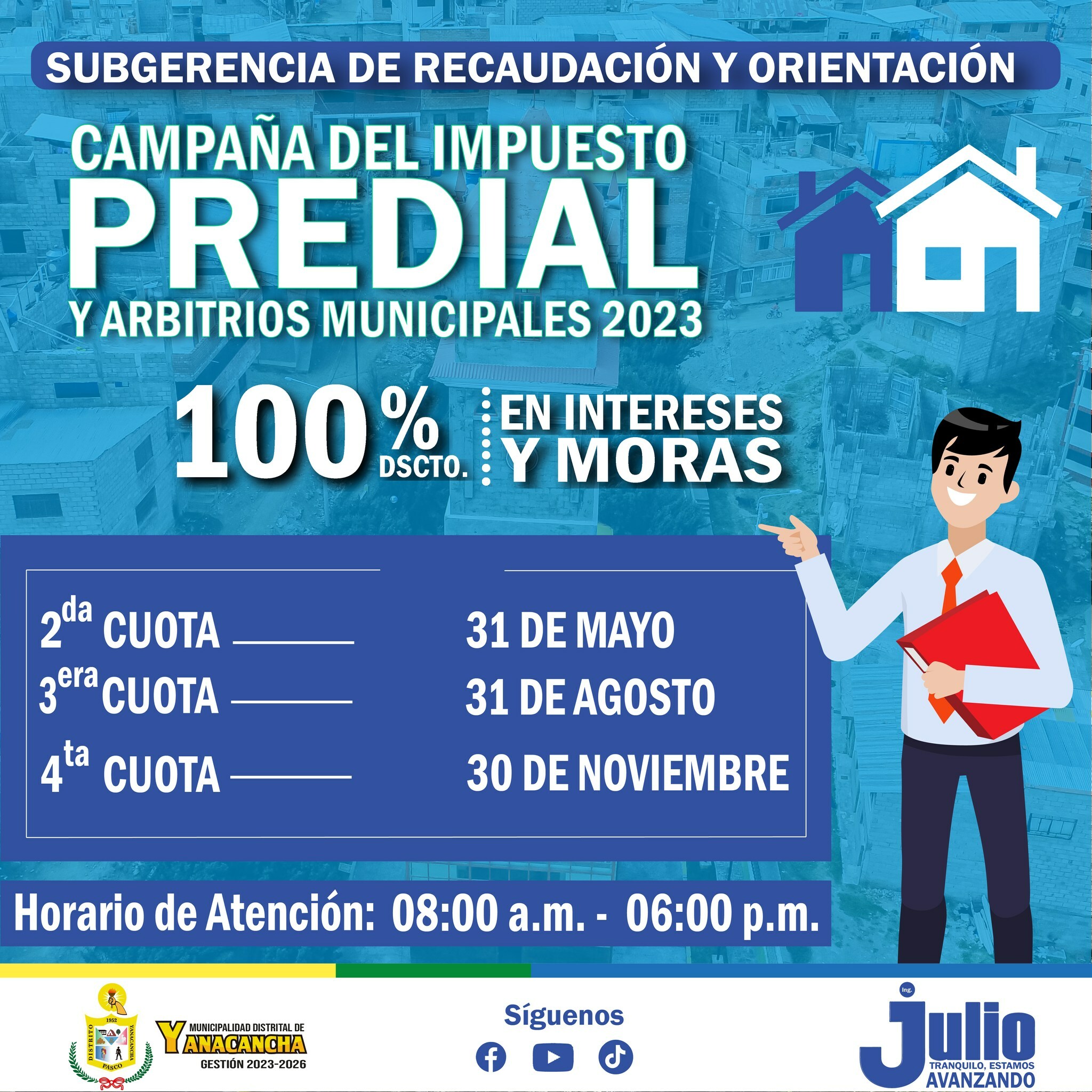 Campaña del impuesto predial y arbitrios municipales 2023