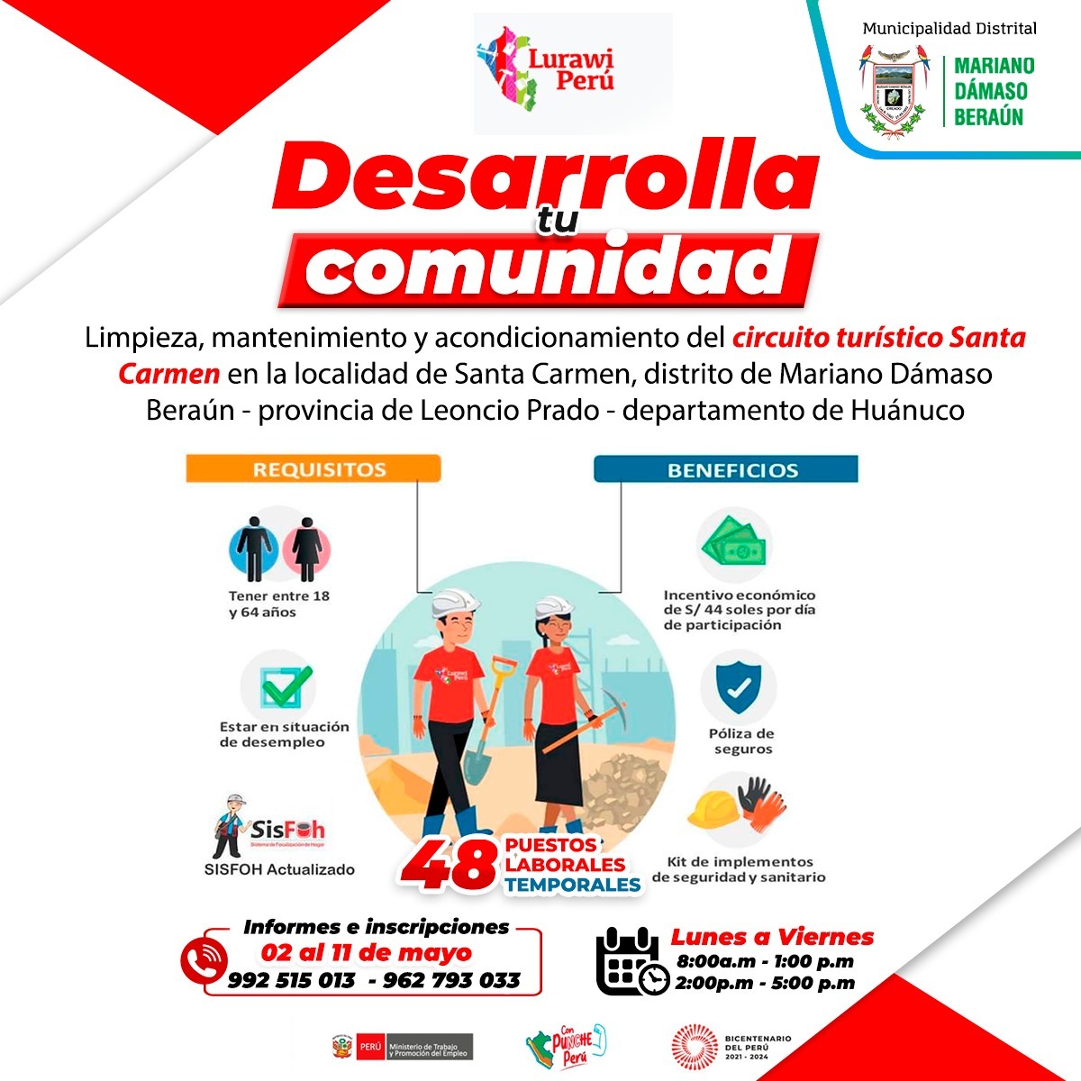 En el "Circuito Turรญstico Santa Carmen"