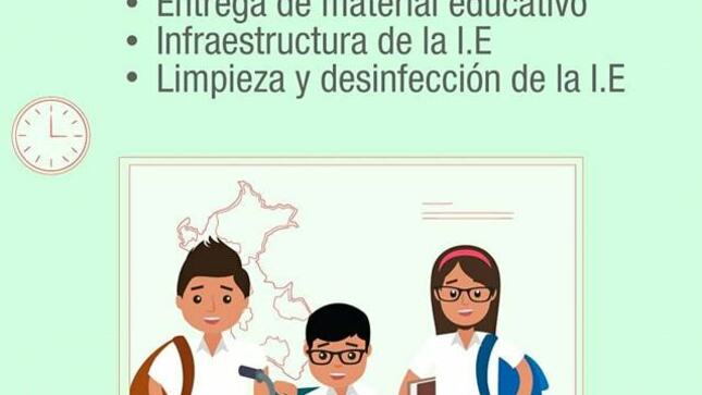 ¡Atención estudiantes de secundaria! Tenemos una misión para ustedes, ayúdennos a verificar los servicios recibidos en tu Institución Educativa en la veeduría “Buen inicio del año escolar”​.