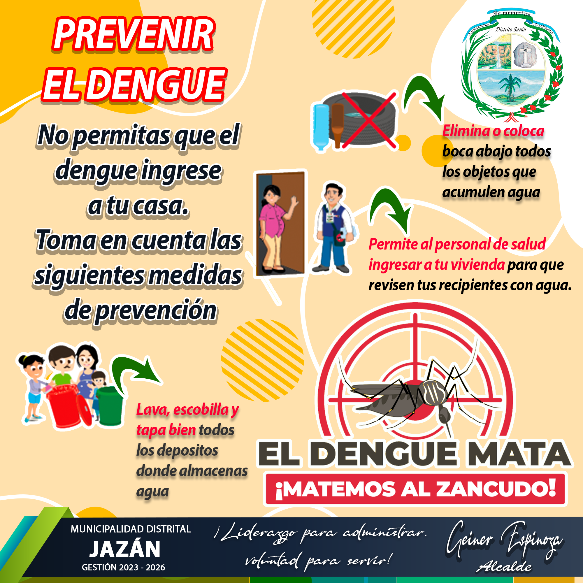 Previene el Dengue