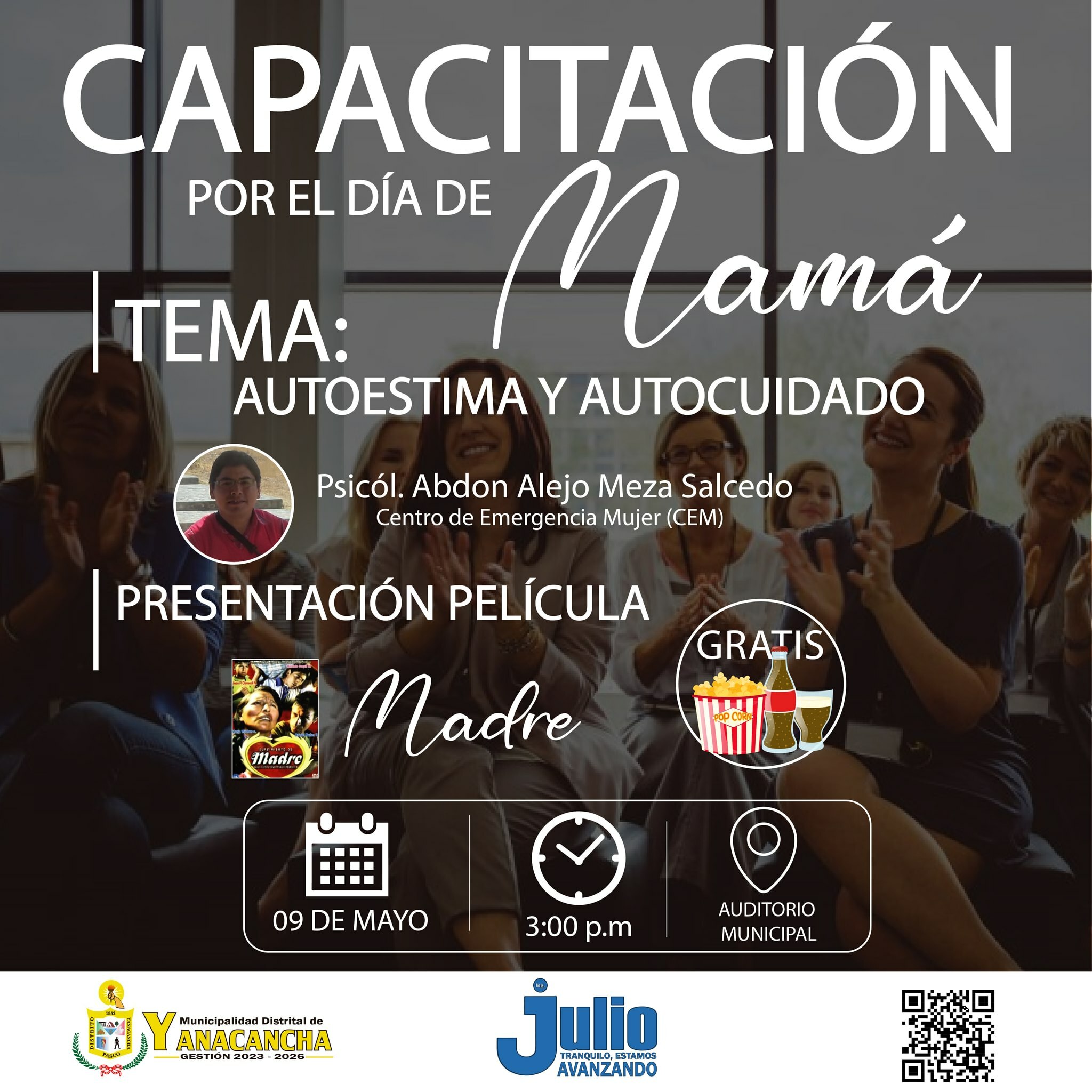 Te invitan a participar de la capacitación por el día de mamá