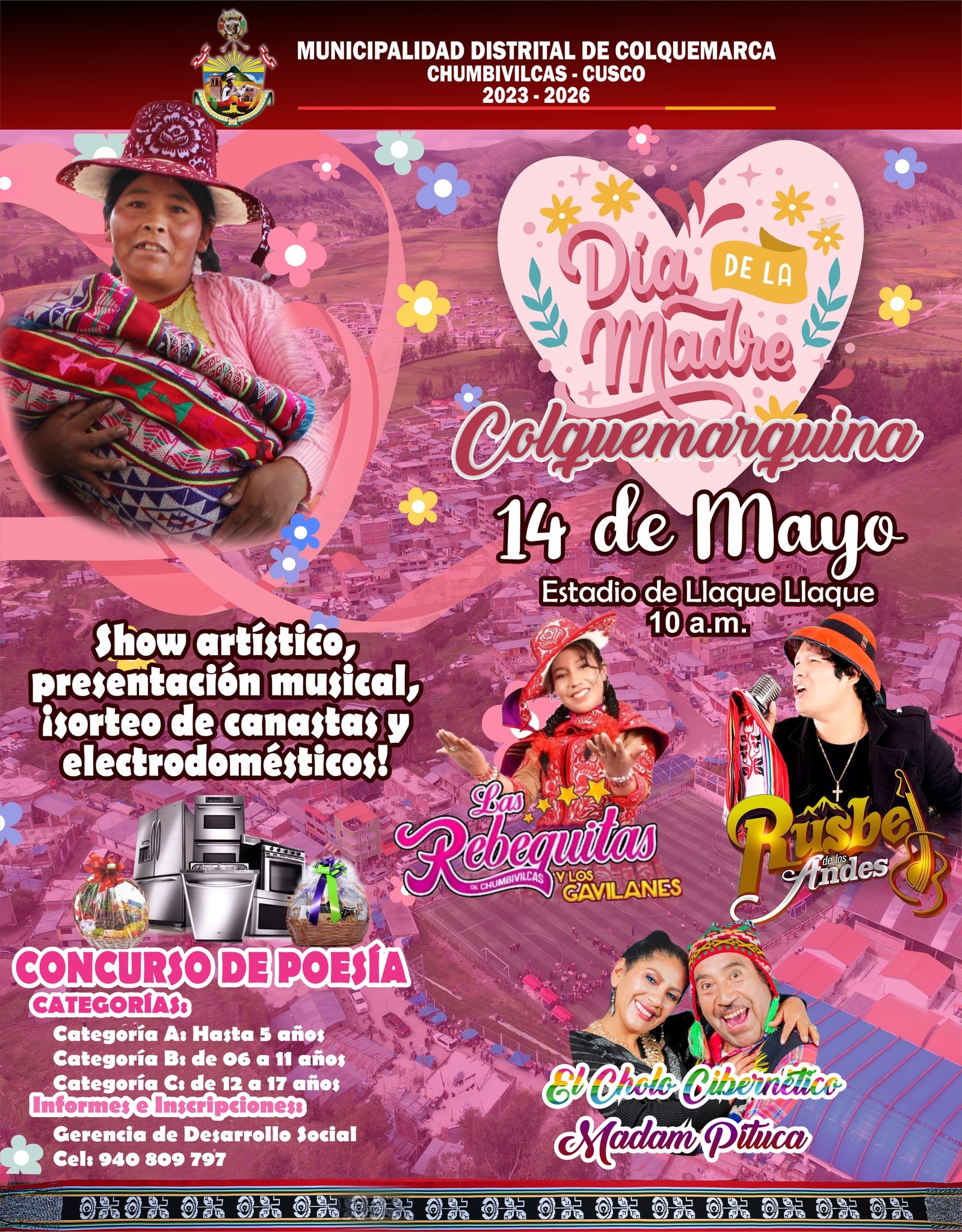 ¡feliz día madre colquemarquina!